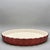 Vintage Emile Henry France Burgundy Red Stoneware Fluted Tart Pan For Sale - Image 4 of 8