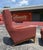 Mid 20th Century Restored Mid Century Tufted Lounge Chair & Otto For Sale - Image 5 of 8