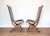 Wood Spanish Dining Chairs in Oak and Leather by Pierre Lottier Valmazan, 1960s, Set of 2 For Sale - Image 7 of 18