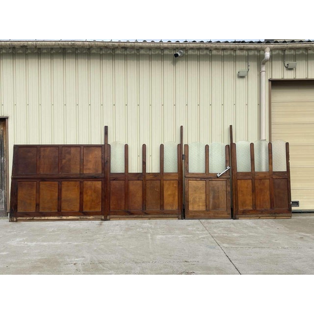 Bistro Partition in Chestnut and Plywood Panels, 1930s For Sale - Image 17 of 18