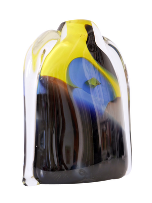 Tall Decorative Murano Glass Vase, Italy, 1990s