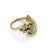 Jose Hess Diamond 18k Yellow Gold Cocktail Curved Loop Ring - Size 6.5 For Sale In Miami - Image 6 of 6