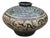 Vintage Chinese Style Studio Pottery Low-Profile Vase For Sale