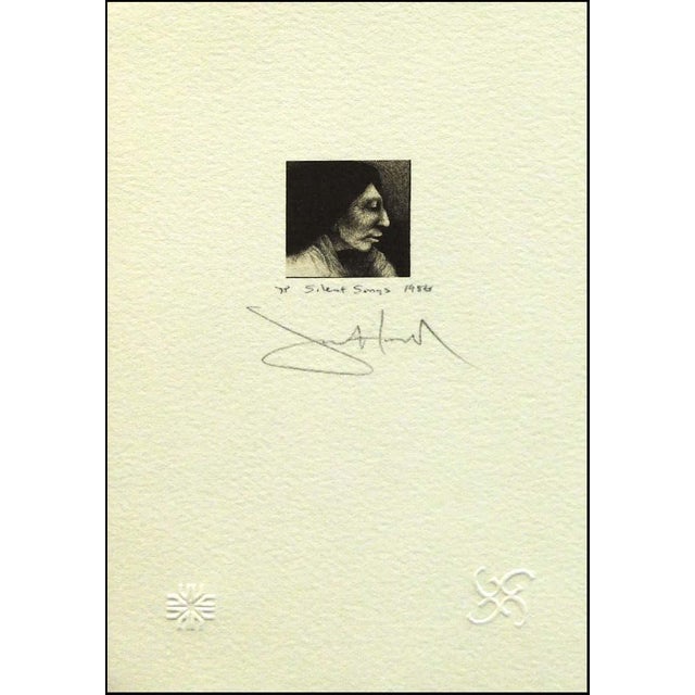 Frank Howell "Silent Songs" 1986 Hand Signed Lithograph on Paper Limited Edition For Sale