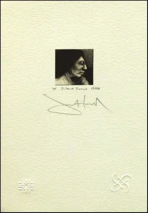 Frank Howell "Silent Songs" 1986 Hand Signed Lithograph on Paper Limited Edition