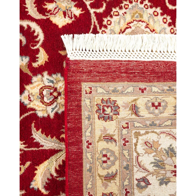 2000 - 2009 Mogul Hand-Knotted Area Rug - Red, 9' 3" x 11' 10" For Sale - Image 5 of 8