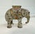 1910s Rare Antique Early 1900 Hand Painted Cast Iron Circus Howdah Elephant Still Bank For Sale - Image 5 of 10