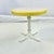 Canary Yellow 1970s Vintage Boho Chic Americana Metal Outdoor Side Table. For Sale - Image 8 of 12