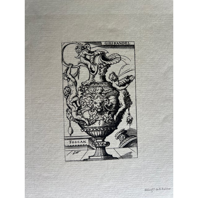 French 19th Century French Heliogravure Print of Two Vases by Edouard Baldus For Sale - Image 3 of 5