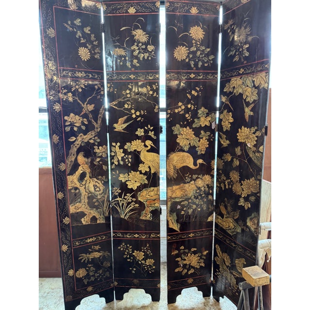 Screens>coromandel Screens>lacquered Screens>antique Screens> For Sale - Image 11 of 11