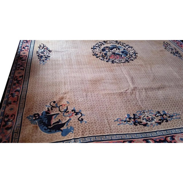 Chinese Antique Chinese Rug For Sale - Image 3 of 6