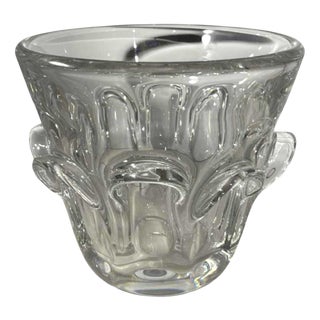 Crystal Champagne Bucket by Antonio and Guido Bon for Val Saint Lambert, 1950s-1960s For Sale