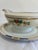 Traditional Vintage Meito China Hand-Painted Floral Gravy Boat With Underplate For Sale - Image 3 of 8