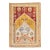 Colorful Antique Turkish Oushak Prayer Rug - 3'3" x 4'8" For Sale