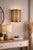 Contemporary Italian Pollux Wall Light in Burnished Metal with Perforated Structure For Sale - Image 3 of 6