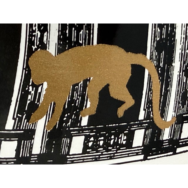 Fornasetti Casa Con Colonne Stool For Sale In San Francisco - Image 6 of 12