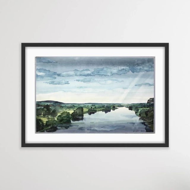 2000 - 2009 Ludomir Slupeczanski, Narew, Watercolour on Paper For Sale - Image 5 of 7