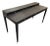 Italian Designer Tiered Black Lacquer Shagreen Leather Writing Desk For Sale