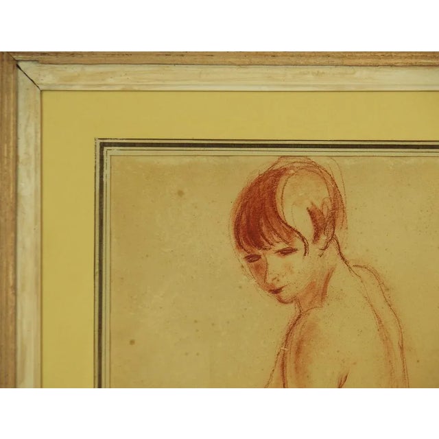 1930s Sanguine Drawing by André Dignimont For Sale - Image 5 of 9