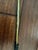 Vintage Brass Fireplace Tool Set With Hammered Hearth Stand and Glass Shelf Base For Sale - Image 10 of 12