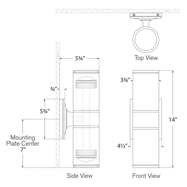 Brass Chapman & Myers for Visual Comfort Signature Provo 14" Canister Light in Antique-Burnished Brass For Sale - Image 8 of 10