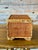 Mid 20th Century Vintage Tortoiseshell Bamboo & Woven Rattan Lidded Storage Box For Sale - Image 5 of 12