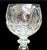 Rogaska Gallia Cut Crystal Hock Wine Glasses, Set of Four, Etched European Stemware 8.25" For Sale In San Francisco - Image 6 of 7