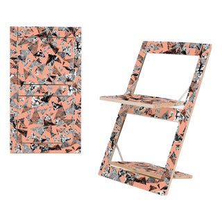 Fläpps Folding Chair – PS Collage 3 by Pattern Studio for Ambivalenz For Sale