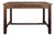 Rustic Walnut Table with H-Shaped Stretcher For Sale