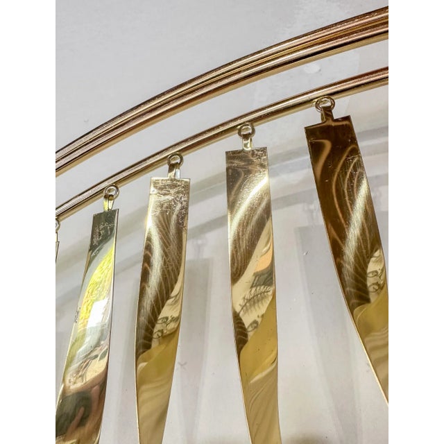 Metal Curtis Jere Signed Wave Kinetic Helix Shower Wall Sculpture 1987 C.Jere MCM Rare For Sale - Image 7 of 9