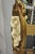 Wood Vintage French Rococo Large Gold Wall Mirror With Bisque Figural Lovers Plaques For Sale - Image 7 of 12