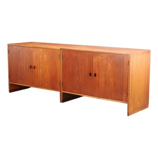 Teak RY-100 Chests of Drawers by Hans J. Wegner for Ry Møbler, 1960s, Set of 2 For Sale