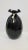 Pilgrim Manufacturing 1960s Large Pilgrim Glass Black & White Satchel Art Glass Vase For Sale - Image 4 of 10