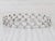Modern 1.70ctw Diamond Lattice Bracelet 14k White Gold 6.75" 10.5mm For Sale - Image 3 of 8
