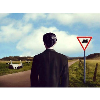 Mr. Strange, Beware of the Cows!, 2019, Screen Print For Sale