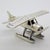 Italian Vintage Italian Handmade Genuine Sterling Silver 925 Floatplane Seaplane Airplane Figurine Sculpture For Sale - Image 3 of 12