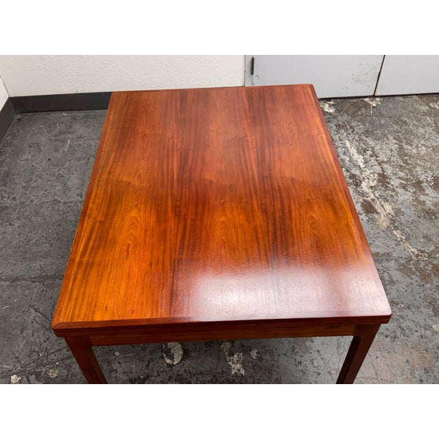 Danish Modern Wood Extension Dining Table, Vintage For Sale In San Francisco - Image 6 of 12