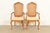 Thomasville French Provincial Louis XV Carved Walnut and Cane Back Armchairs, Pair For Sale - Image 14 of 14