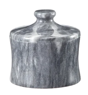 Gray Marble Canister