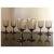 Mid-Century Modern, Octagonal Smoked Glass Champagne Flutes, Set of 5 For Sale - Image 11 of 13