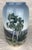 This is a vintage Royal Copenhagen porcelain Art Nouveau vase (model 2889/107) featuring a hand-painted idyllic landscape...