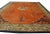 Large Size Happy Burnt Orange Color Antique Peking Chinese Rug For Sale - Image 9 of 11