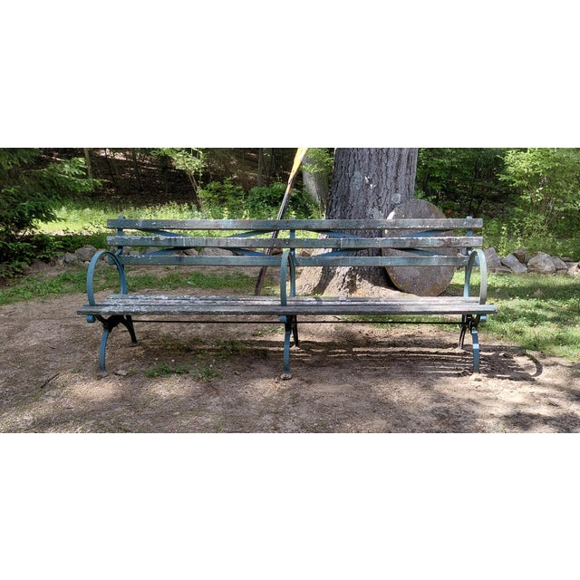 1940s World's Fair Central Park Bench by Kenneth Lynch and Sons For Sale - Image 12 of 14