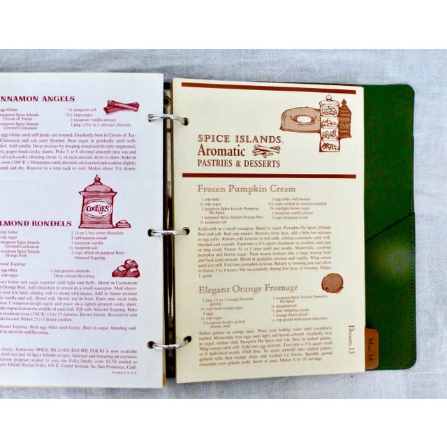 1960s 1960s Vintage Spice Islands Recipe Folio Book For Sale - Image 5 of 12