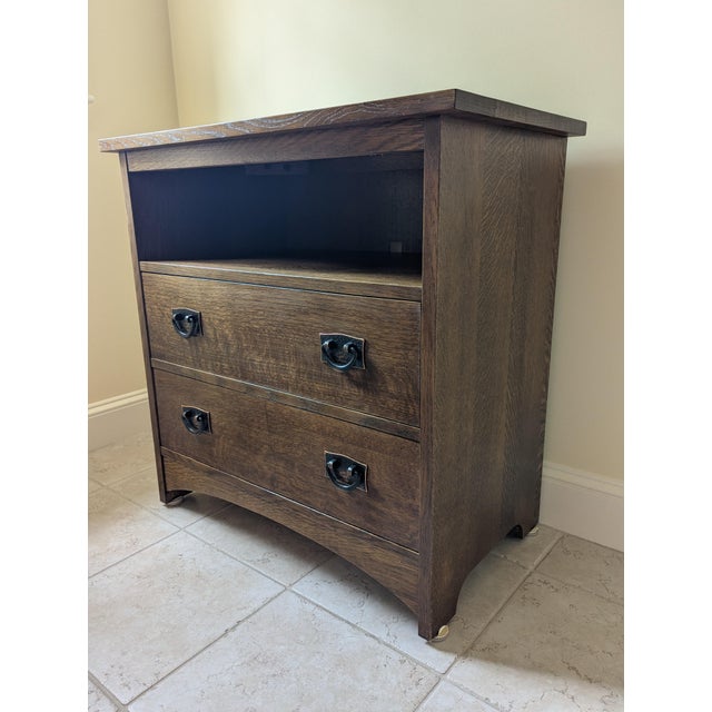 Arts & Crafts Late 20th Century Stickley Arts & Crafts Cabinet For Sale - Image 3 of 9