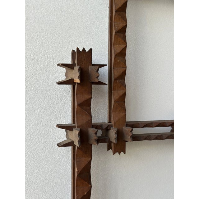 Antique Folk Art Puzzle Tiered Frame, Circa Early 20th Century For Sale - Image 16 of 18