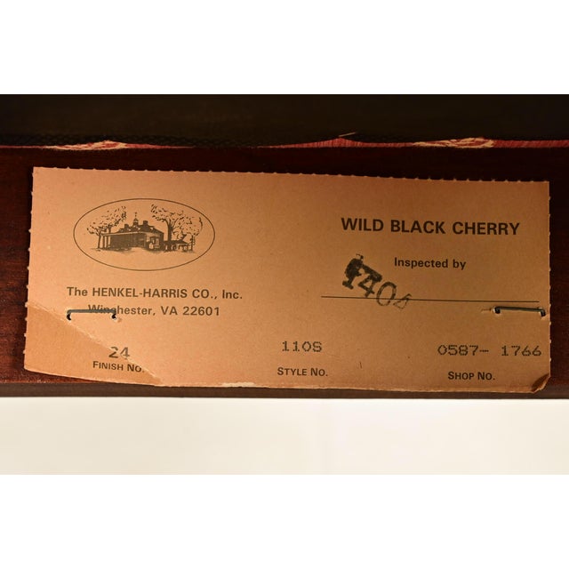 Henkel Harris Queen Anne Solid Cherry Wood Dining Chairs, Set of Eight For Sale - Image 13 of 14