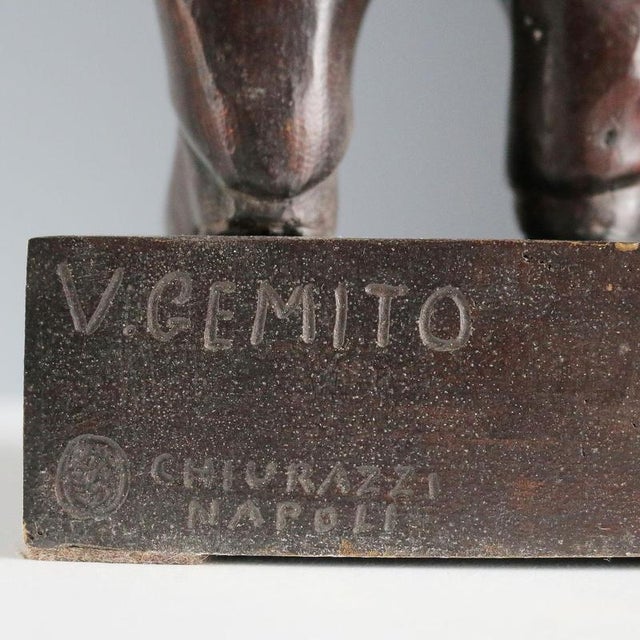 Vincenzo Gemito, The Painter, Bronze For Sale - Image 11 of 12