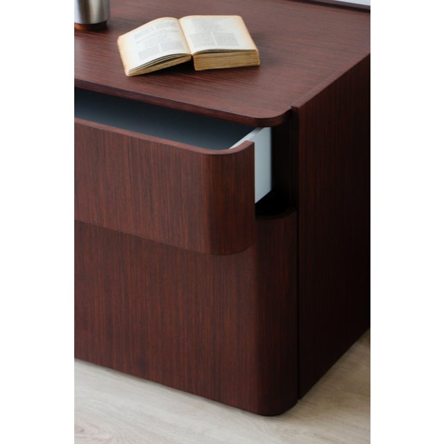 Vintage Italian Wenge Chest of Drawers, 1980s For Sale - Image 9 of 18