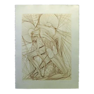 Guillaume Azoulay Compagnon Des Mauvais Original Etching From 1983 Make Offer